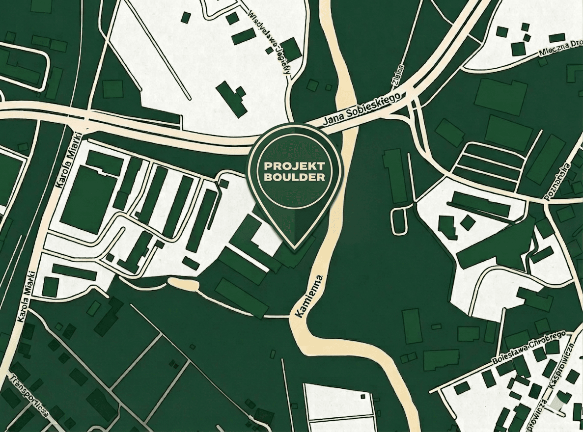 Mapa dojazdu do Projekt Boulder, Jana Sobieskiego 47e/2, 58-500 Jelenia Góra